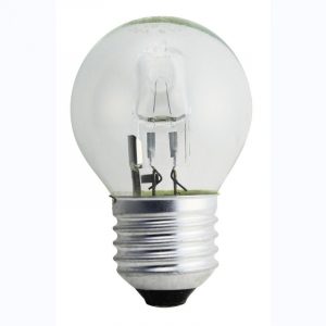 Bombilla EcoHalógena G45 E27 28W (equiv. 40W) – Luz Natural Clara o Mate – [OUTLET]