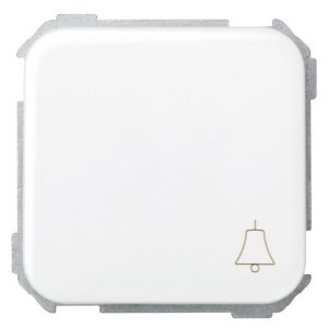 Pulsador con grabado campana 10 A 250V~ y sistema de embornamiento rápido Simon 31