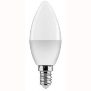 Bombilla LED - 5w Vela C37-Rosca E14, 230 VAC.