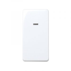 Interruptor unipolar 10 AX 250V~ de medio elemento con luminoso incorporado y embornamiento rápido Simon 27 Play