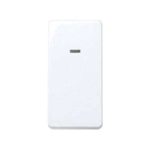 Interruptor bipolar 16 AX 250V~ de medio elemento con piloto incorporado y embornamiento a tornillo Simon 27 Play