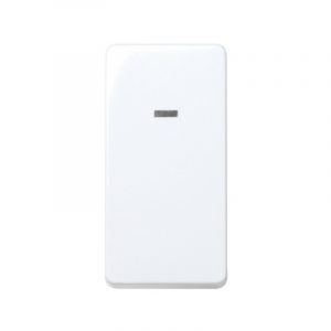 Pulsador neutro 10 A 250V~ de medio elemento con luminoso incorporado y embornamiento rápido Simon 27 Play