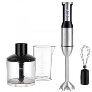 Batidora inoxidable 3 en 1 con accesorios 1