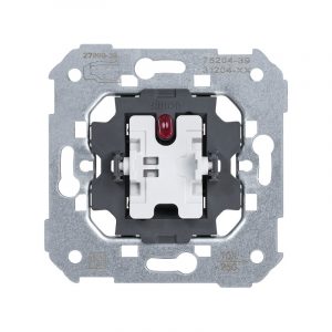 Conmutador 10 AX 250V~ con luminoso incorporado y sistema de embornamiento rápido Simon 75