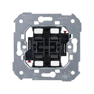 Grupo de 2 conmutadores 10 AX 250V~ con sistema de embornamiento rápido Simon 75