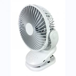 Mini ventilador portátil con pinza recargable 8W USB-C