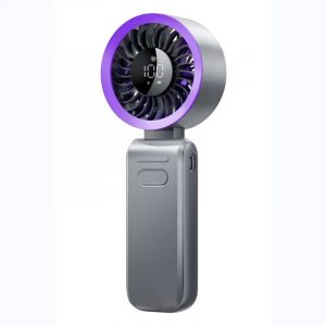 Ventilador de mano turbo con display recargable USB